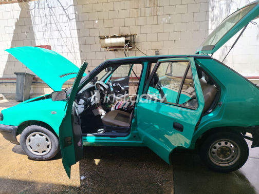 Skoda Felicia 1997 Turquoise Manual Used for Sale in Nasr city - 5
