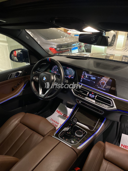 بي ام دبليو X5 2020 أبيض أوتوماتيك مستعملة للبيع في مصر الجديدة - 1