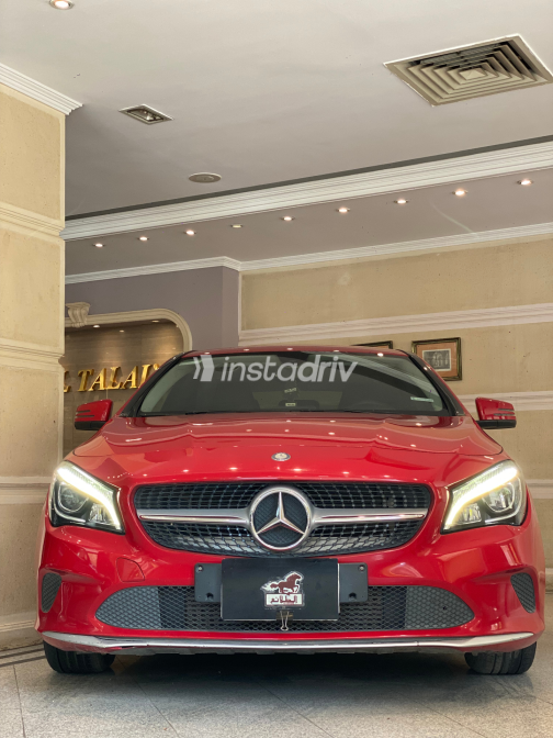 مرسيدس CLA 180 2018 أحمر أوتوماتيك مستعملة للبيع في مصر الجديدة - 7