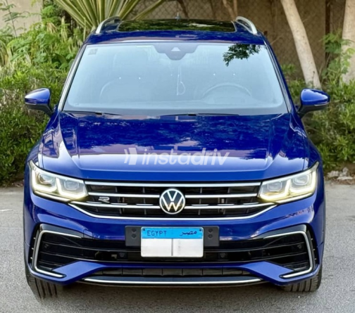Volkswagen Tiguan 2021 Dark Blue Automatic Used for Sale in Heliopolis - 1