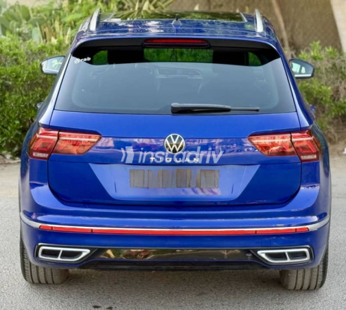 Volkswagen Tiguan 2021 Dark Blue Automatic Used for Sale in Heliopolis - 3