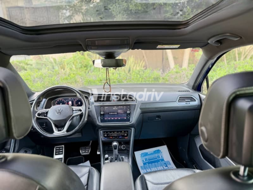 Volkswagen Tiguan 2021 Dark Blue Automatic Used for Sale in Heliopolis - 9