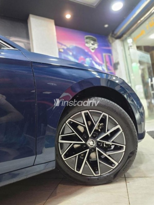 Skoda Octavia 2023 Dark Blue Automatic Used for Sale in El Mahalla - 10