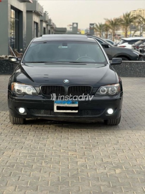 BMW 740 2008 Black Automatic Used for Sale in Nasr city - 1