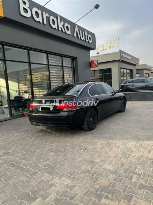 BMW 740 2008 Black Automatic Used for Sale in Nasr city - 3