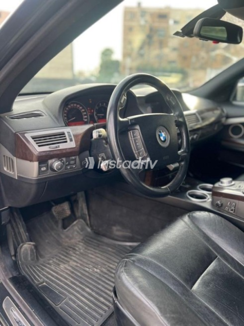 BMW 740 2008 Black Automatic Used for Sale in Nasr city - 8
