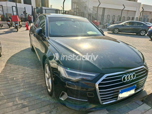 اودي A6 2020 أسود أوتوماتيك مستعملة للبيع في المعادى - 1