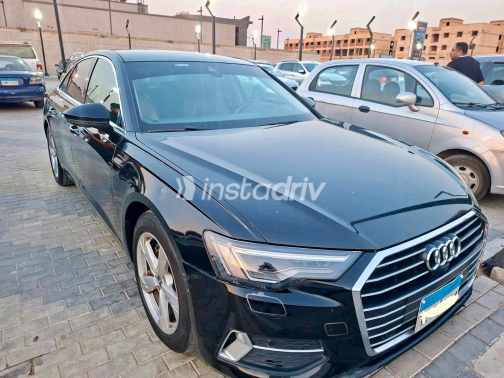 اودي A6 2020 أسود أوتوماتيك مستعملة للبيع في المعادى - 3