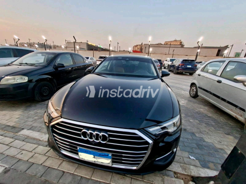 اودي A6 2020 أسود أوتوماتيك مستعملة للبيع في المعادى - 6