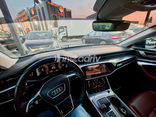 اودي A6 2020 أسود أوتوماتيك مستعملة للبيع في المعادى - 8