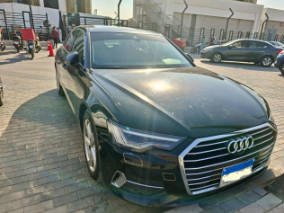 Audi A6 2020 Black Automatic Used for Sale in Maadi