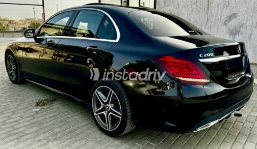 Mercedes C 200 AMG 2019 Black Automatic Used for Sale in Aswan - 8