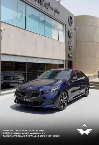BMW 520 2025 Dark Blue Automatic Used for Sale in Cairo