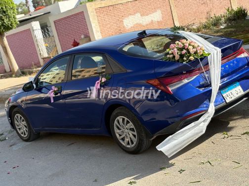 Hyundai Accent 2021 Blue Automatic Used for Sale in Giza - 3