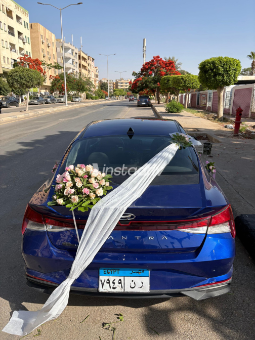 Hyundai Accent 2021 Blue Automatic Used for Sale in Giza - 4