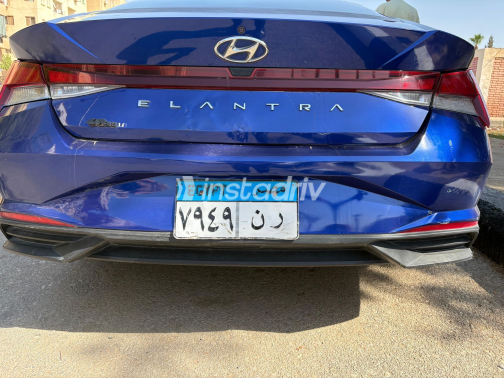 Hyundai Accent 2021 Blue Automatic Used for Sale in Giza - 8
