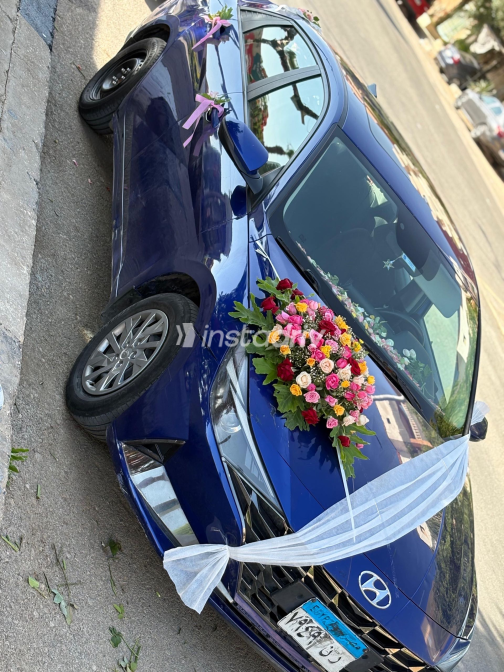 Hyundai Accent 2021 Blue Automatic Used for Sale in Giza - 9
