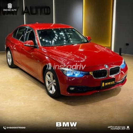 BMW 318 2016 Red Automatic Used for Sale in Nasr city - 1