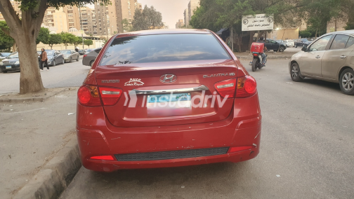هيونداي إلنترا اتش دى 2021 أحمر أوتوماتيك مستعملة للبيع في مدينة نصر - 2