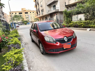 Renault Logan 2016 Red Automatic Used for Sale in Maadi