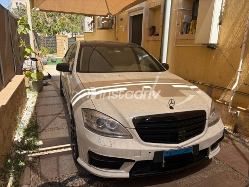 مرسيدس S 350 2007 أبيض أوتوماتيك مستعملة للبيع في مدينتى - 2