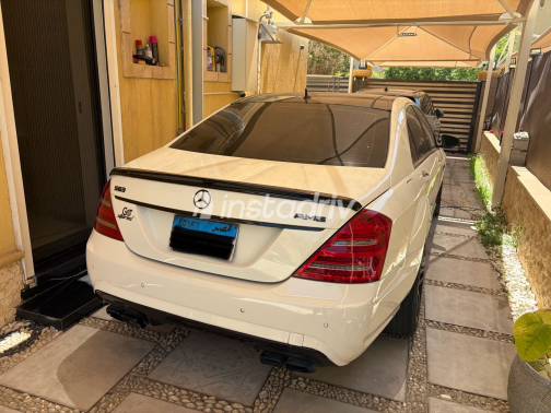 مرسيدس S 350 2007 أبيض أوتوماتيك مستعملة للبيع في مدينتى - 7