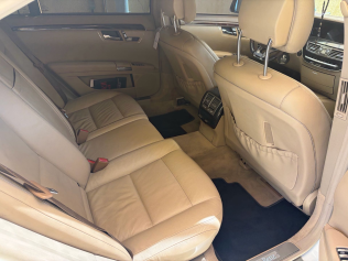 مرسيدس S 350 2007 أبيض أوتوماتيك مستعملة للبيع في مدينتى