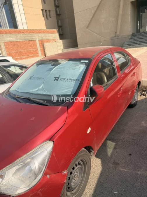 Mitsubishi Attrage 2015 Red Automatic Used for Sale in Cairo - 3