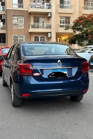 Renault Logan 2018 Dark Blue Automatic Used for Sale in Greater Cairo ( Cairo + Giza)