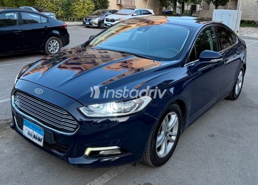 Ford Fusion 2017 Blue Automatic Used for Sale in Madinaty - 6