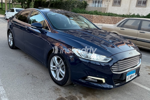 Ford Fusion 2017 Blue Automatic Used for Sale in Madinaty - 10