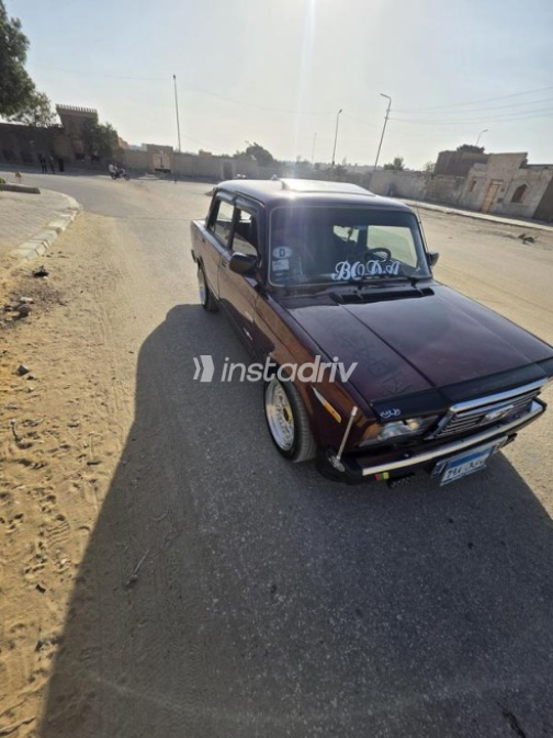 Lada 2107 2008 Dark Red Manual Used for Sale in Maadi - 4