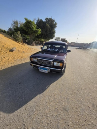 Lada 2107 2008 Dark Red Manual Used for Sale in Maadi