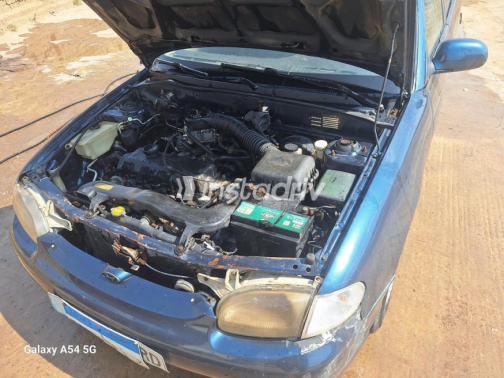 Hyundai Accent 1998 Blue Manual Used for Sale in Bilbeis - 5