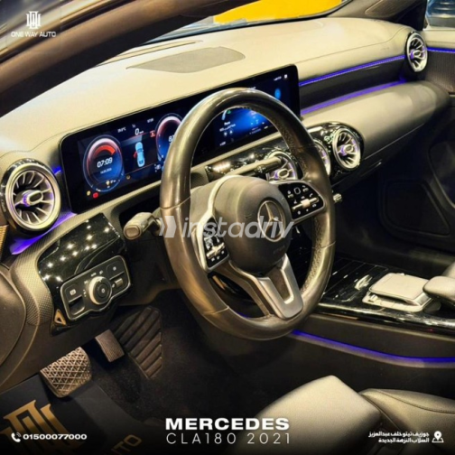 Mercedes CLA 180 2021 White Automatic Used for Sale in Greater Cairo ( Cairo + Giza) - 10