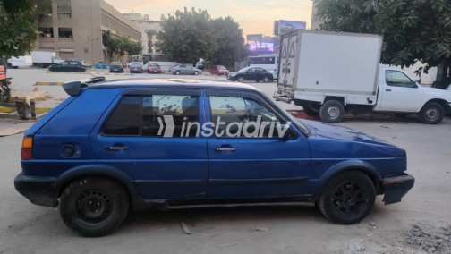 Volkswagen Golf 1987 Dark Blue Manual Used for Sale in Cairo - 1