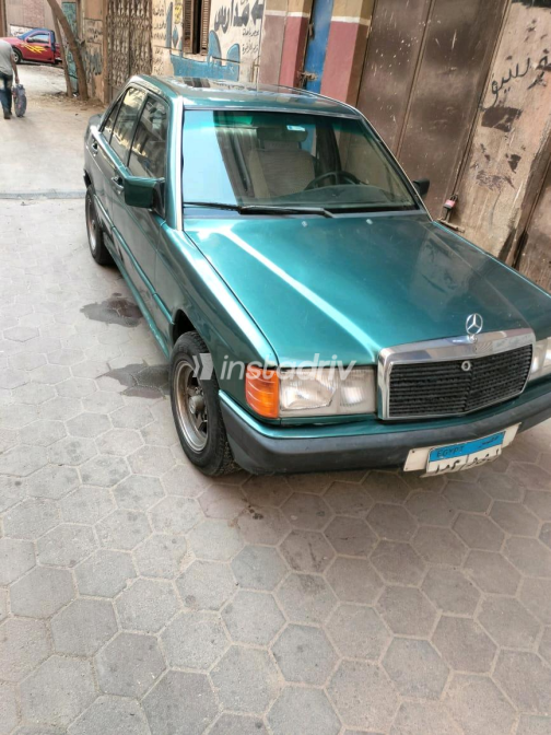 مرسيدس 190 1984 أخضر أوتوماتيك مستعملة للبيع في مدينه السلام - 2