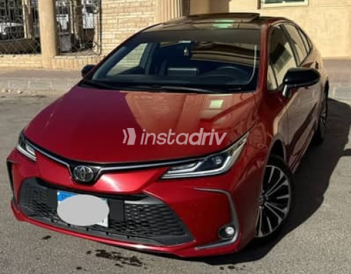 Toyota Corolla 2024 Red Automatic Used for Sale in Greater Cairo ( Cairo + Giza) - 1