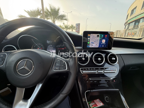 مرسيدس C 180 2018 أسود أوتوماتيك مستعملة للبيع في القاهرة - 5