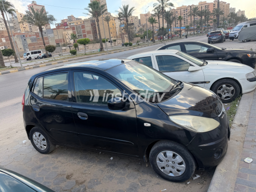 هيونداي I10 2009 أسود يدوي مستعملة للبيع في الإسكندرية - 2