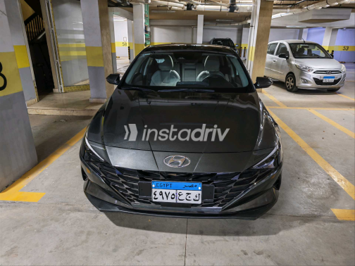 Hyundai Avante 2023 Dark Gray Automatic Used for Sale in Cairo - 8