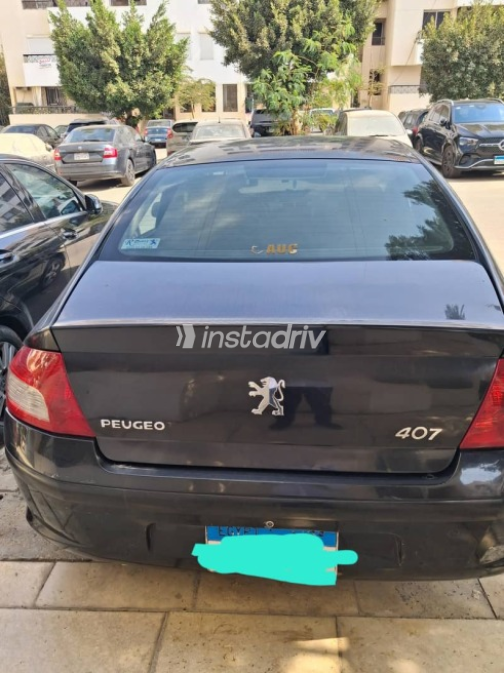 Peugeot 407 2008 Black Automatic Used for Sale in Cairo - 2