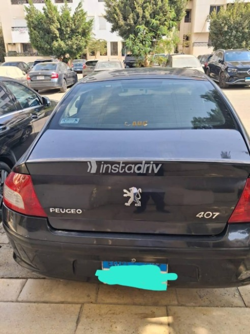 Peugeot 407 2008 Black Automatic Used for Sale in Cairo - 7