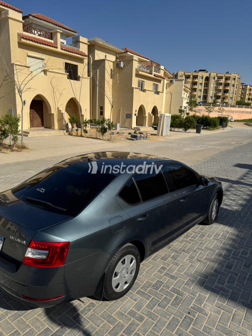 سكودا اوكتافيا A7 2020 رمادي غامق أوتوماتيك مستعملة للبيع في الزقازيق - 1