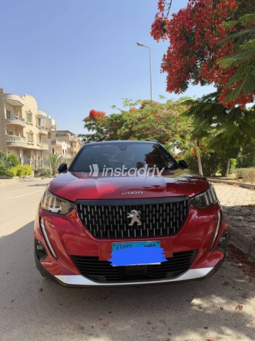 Peugeot 2008 2021 Red Automatic Used for Sale in Cairo - 2
