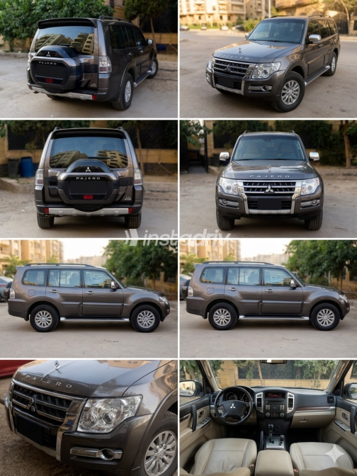 Mitsubishi Pajero 2015 Brown Automatic Used for Sale in Cairo - 1