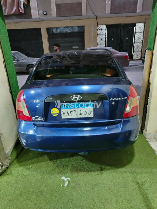 Hyundai Accent HCI 2008 Blue Manual Used for Sale in Alexandria - 6