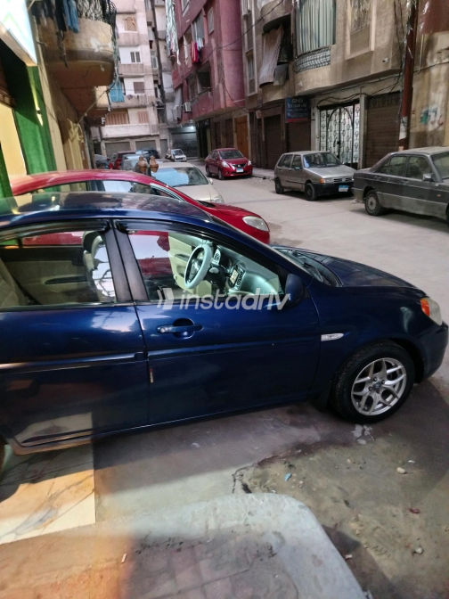 Hyundai Accent HCI 2008 Blue Manual Used for Sale in Alexandria - 7