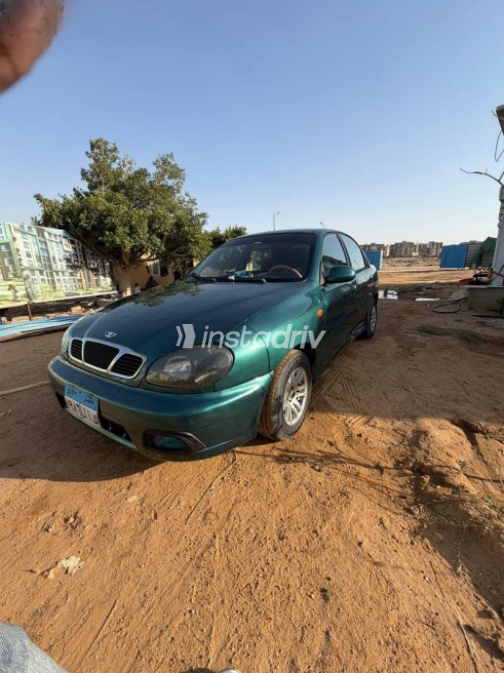 Daewoo Lanos 2001 Green Manual Used for Sale in Cairo - 4