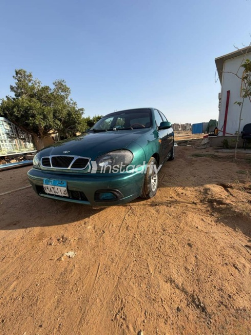 Daewoo Lanos 2001 Green Manual Used for Sale in Cairo - 5